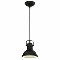 Brilliantbulb One-Light LED Mini Pendant Oil Rubbed Bronze with Highlights & Frosted Prismatic Lens BR2689954